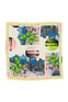 Parfois Квадратный шейный платок с принтом ( цвет), артикул 195651 | Фото 2