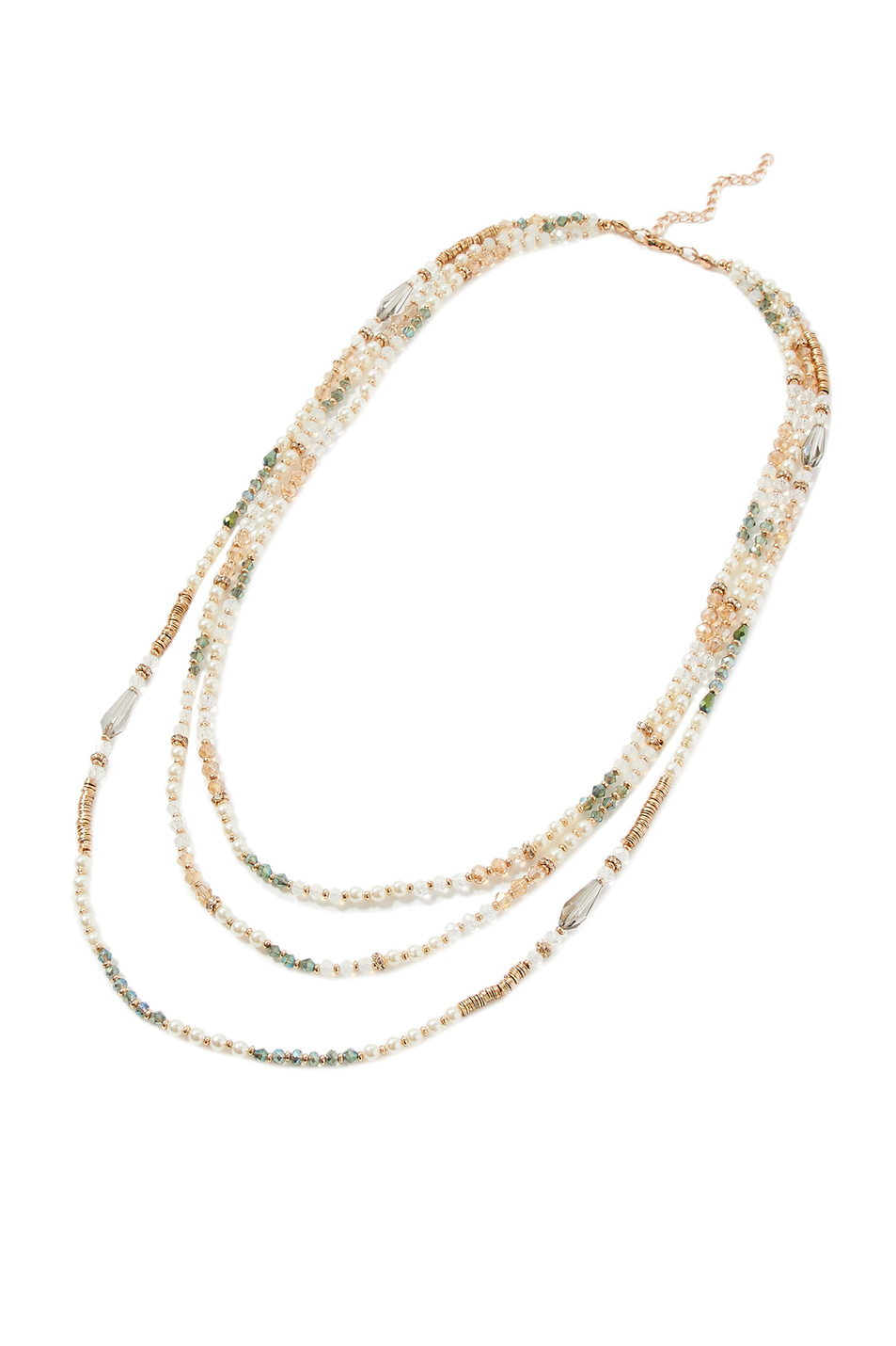 Женский Accessorize Многослойное колье с бисером (цвет ), артикул 382049 | Фото 1