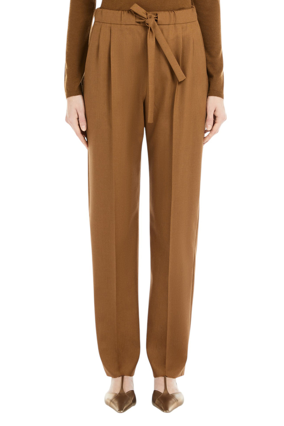 Женский Max Mara Брюки EDERE из шерсти, шелка и мохера (цвет ), артикул 2511131201 | Фото 3