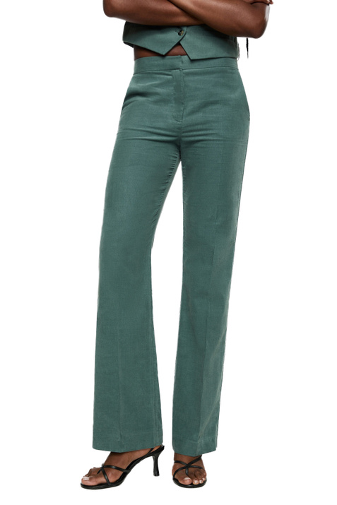 Mango Расклешенные вельветовые брюки HIGALIA ( цвет), артикул 37067707 | Фото 3