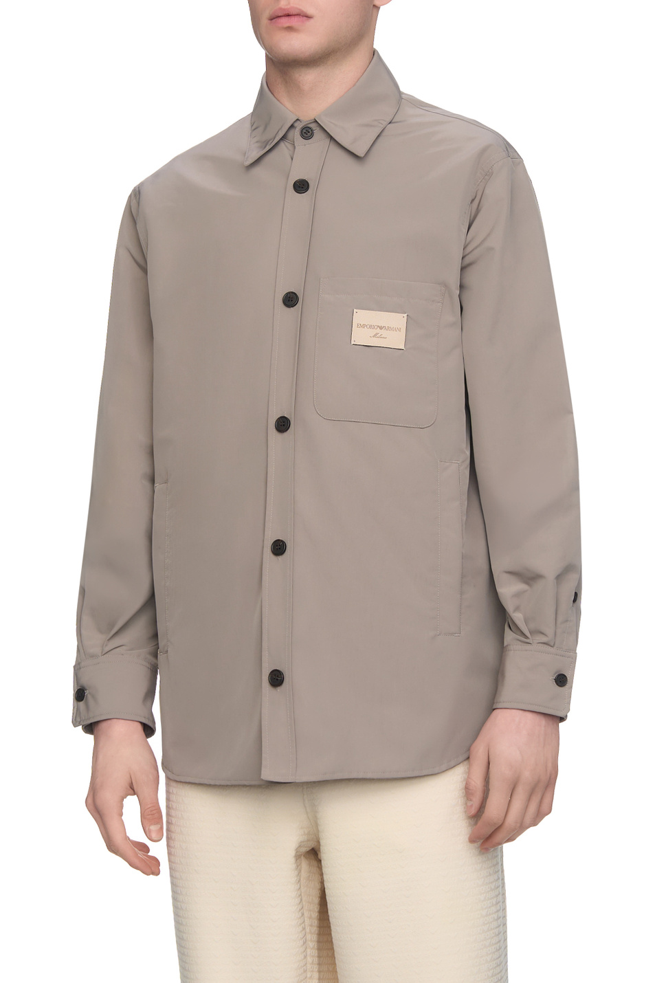 Мужской Emporio Armani Куртка-рубашка с логотипом (цвет ), артикул EM001629-AF13770 | Фото 4
