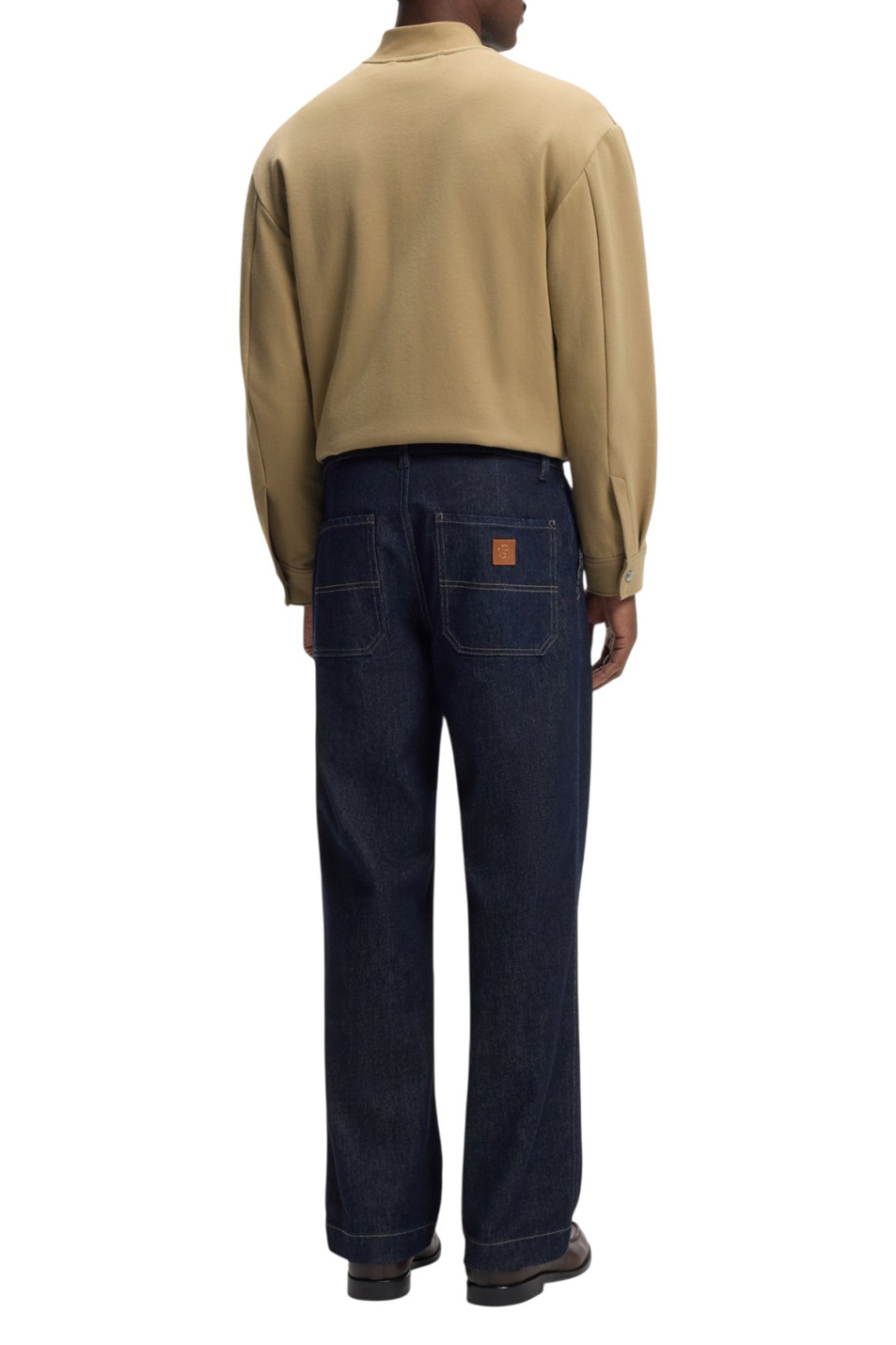 Мужской BOSS Бомбер Skiles однотонный (цвет ), артикул 50554232 | Фото 4