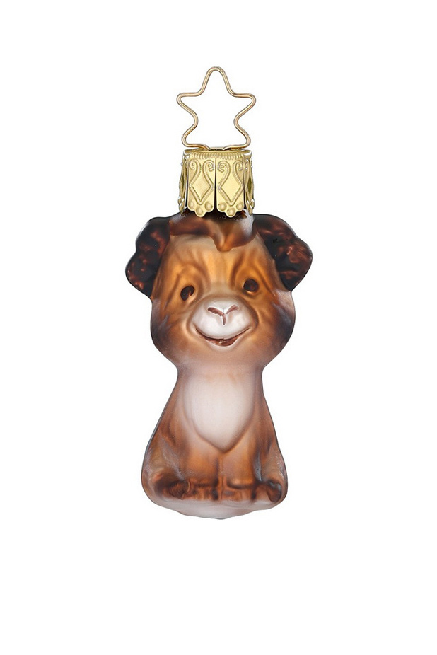 Не имеет пола Inge's Christmas Елочная игрушка "Северный олень Руперт", 6 см (цвет ), артикул 10060S022 | Фото 1