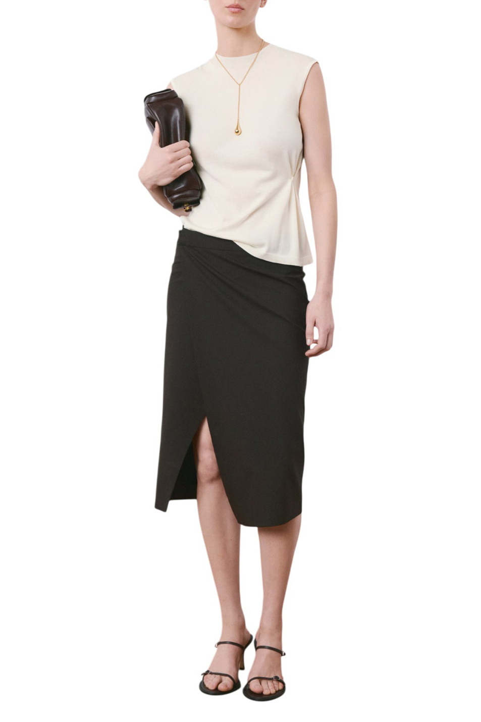 Женский Mango Топ BIE со сборкой (цвет ), артикул 27055819 | Фото 2