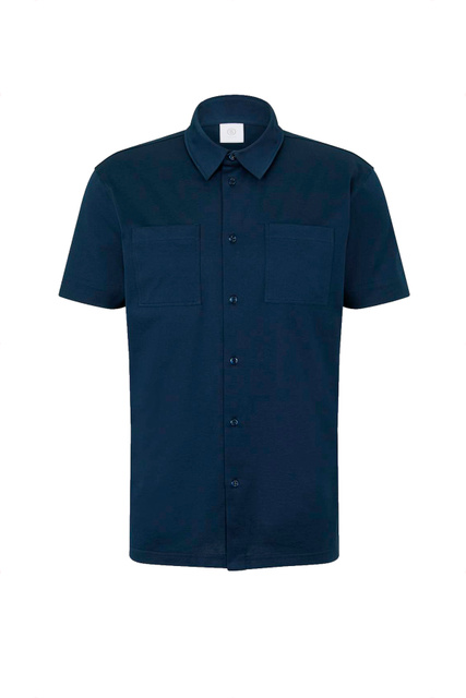 Рубашка DAVIS с нагрудными карманами|Основной цвет:Синий|Артикул:58236967 | Фото 1
