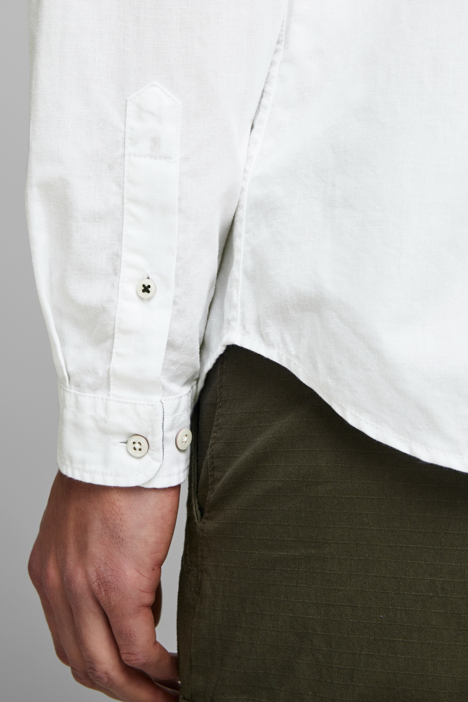 Jack & Jones Рубашка с воротником-стойкой (цвет ), артикул 12163856 | Фото 6