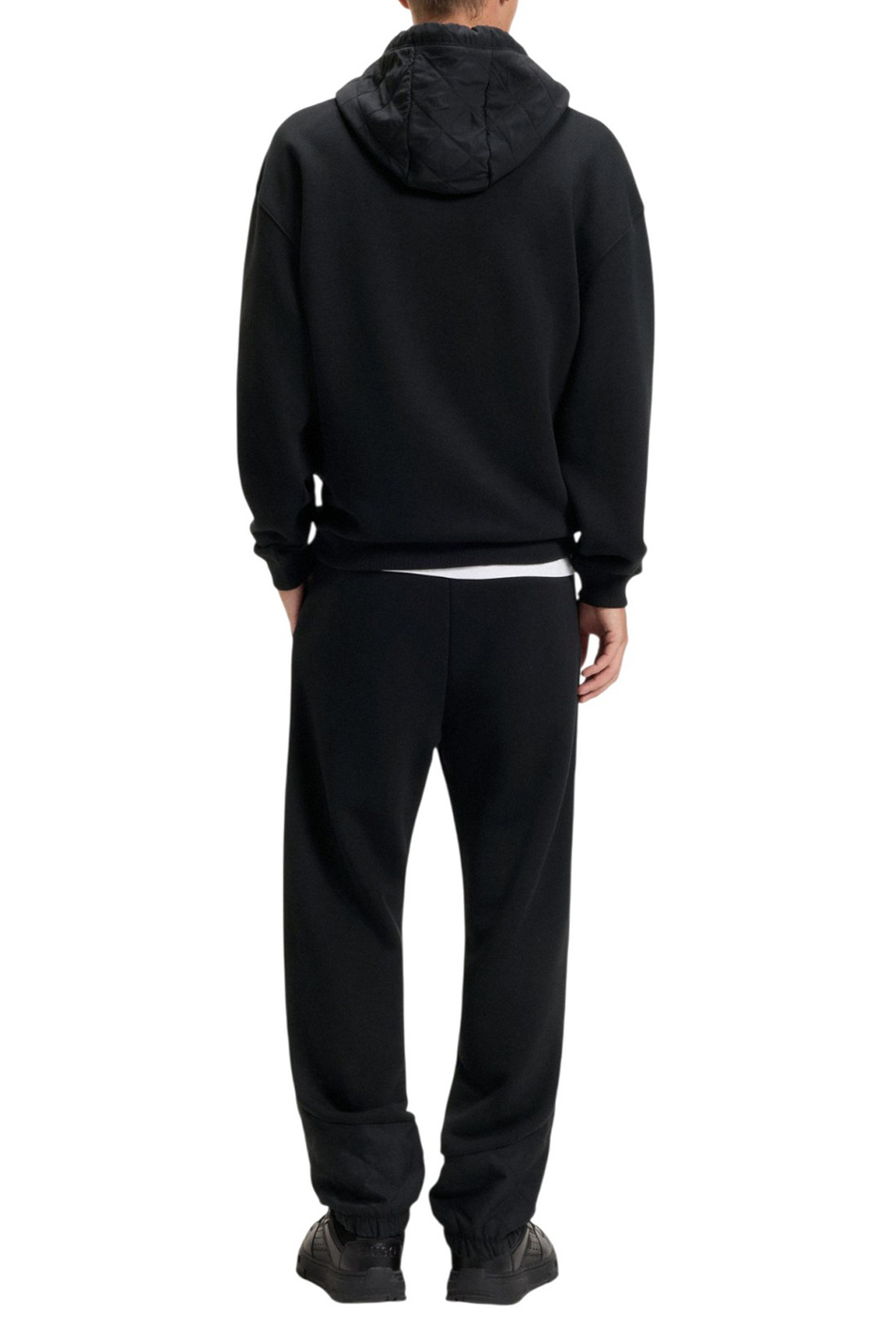 Худи Dilvano с логотипом|Основной цвет:Черный Мужской HUGO Худи Dilvano с логотипом (цвет ), артикул 50546717 | Фото 4