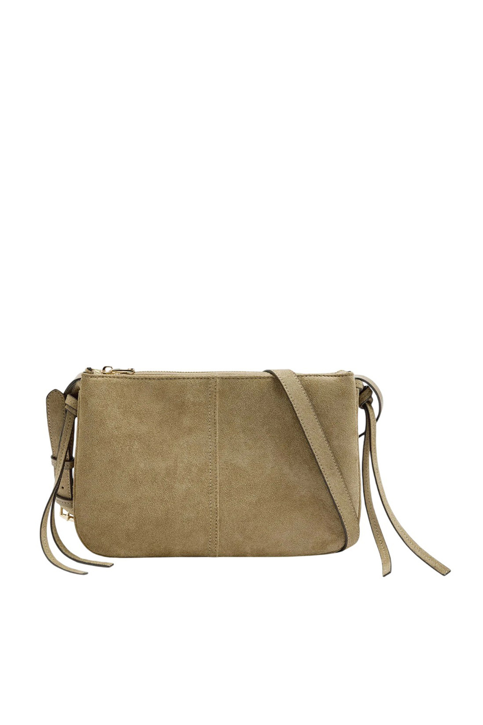 Сумка с эффектом замши|Основной цвет:Бежевый Женский Parfois Сумка с эффектом замши (цвет ), артикул 241087 | Фото 1