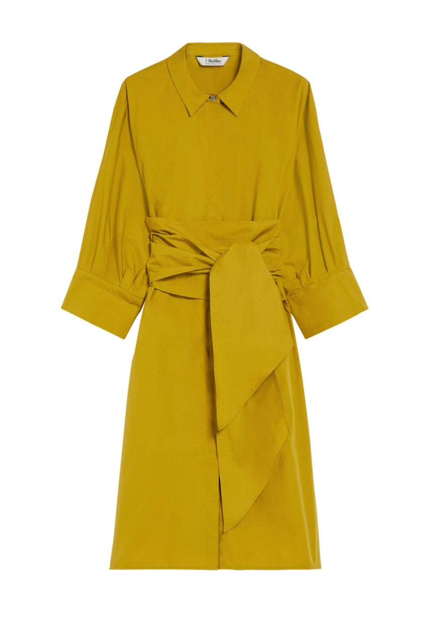 Платье TABATA из натурального хлопка|Основной цвет:Желтый|Артикул:2419221013 | Фото 1