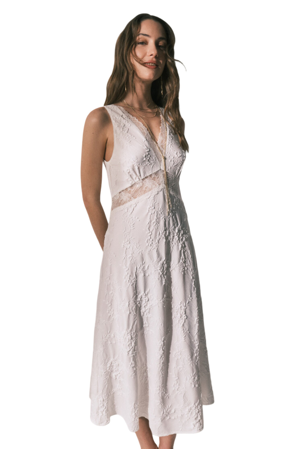 Женский Women'secret Платье домашнее TEXTURE с кружевом (цвет ), артикул 3413703 | Фото 1