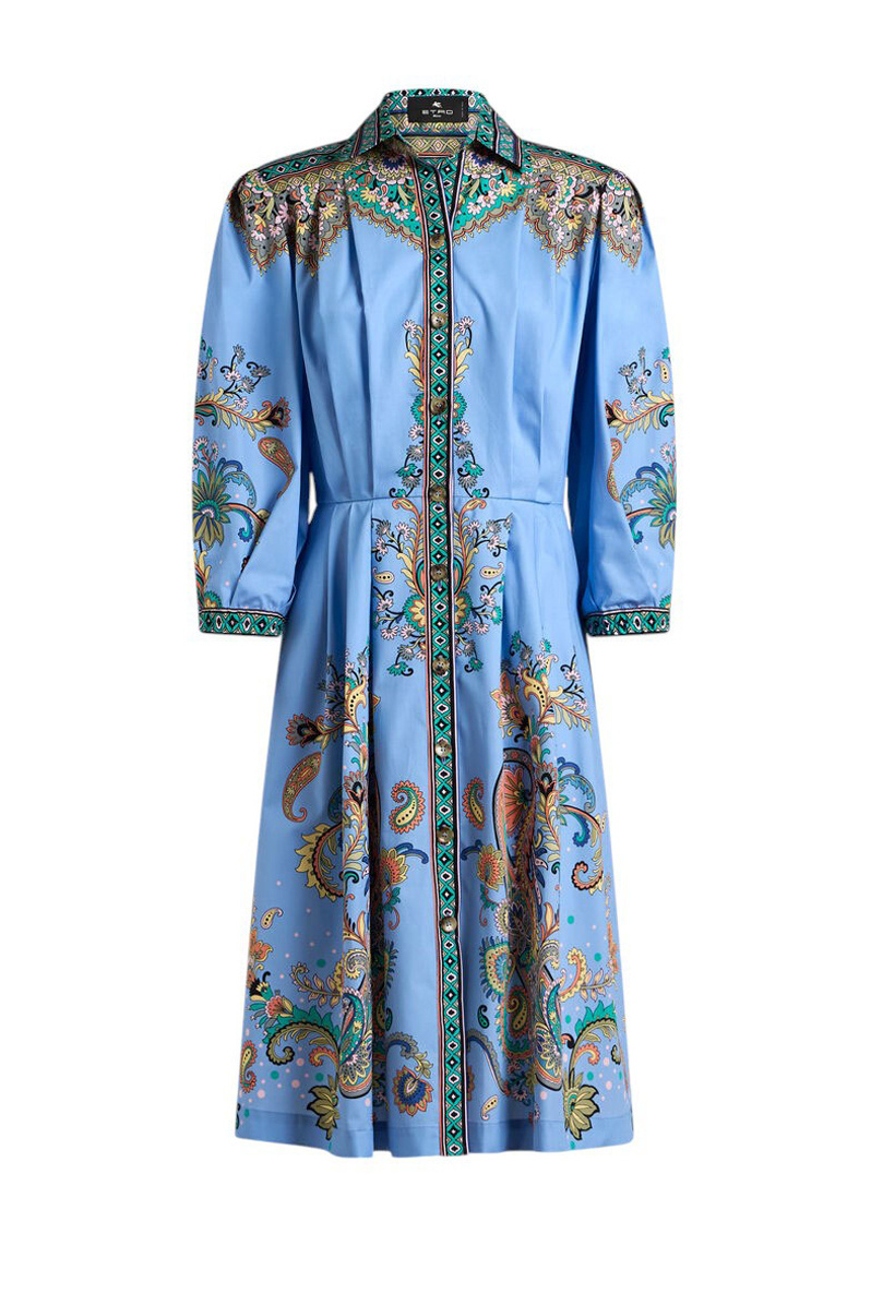 Женский Etro Платье из хлопка (цвет ), артикул WRHA025899SP5B7X0885 | Фото 1