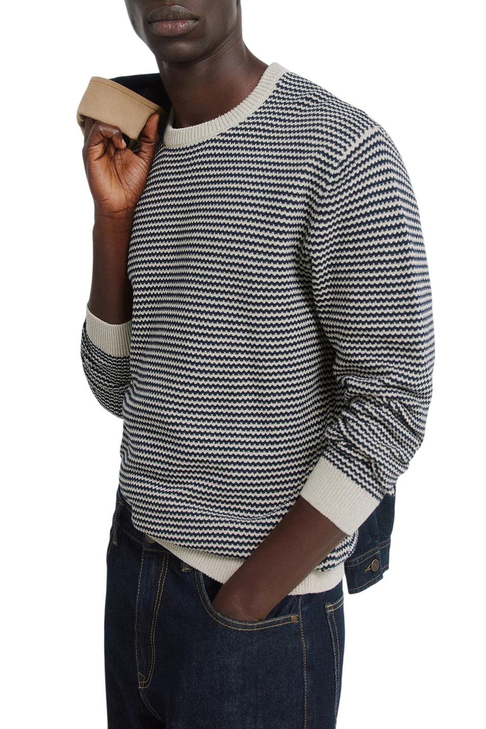 Мужской Springfield Джемпер из смесового хлопка (цвет ), артикул 1413197 | Фото 1