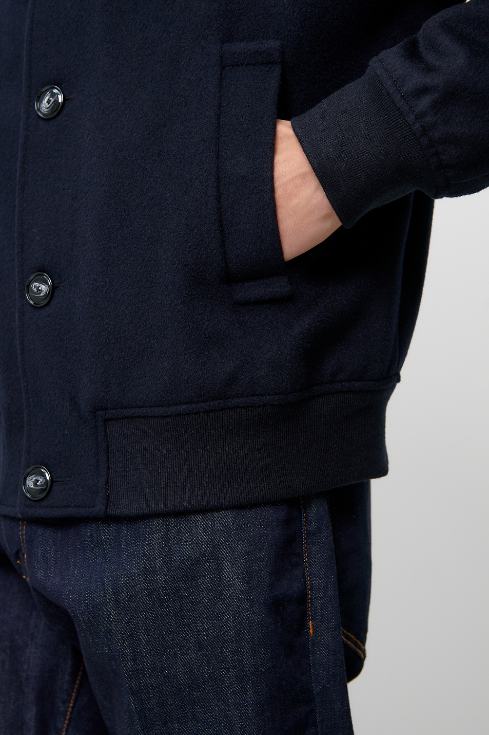 Emporio Armani Куртка из натуральной шерсти и кашемира (цвет ), артикул 6H1BE2-1NYBZ | Фото 7