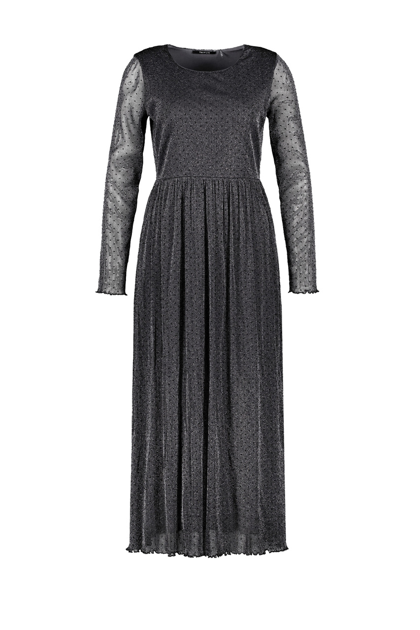 Платье с круглым вырезом|Основной цвет:Черный|Артикул:581302-16111 | Фото 1