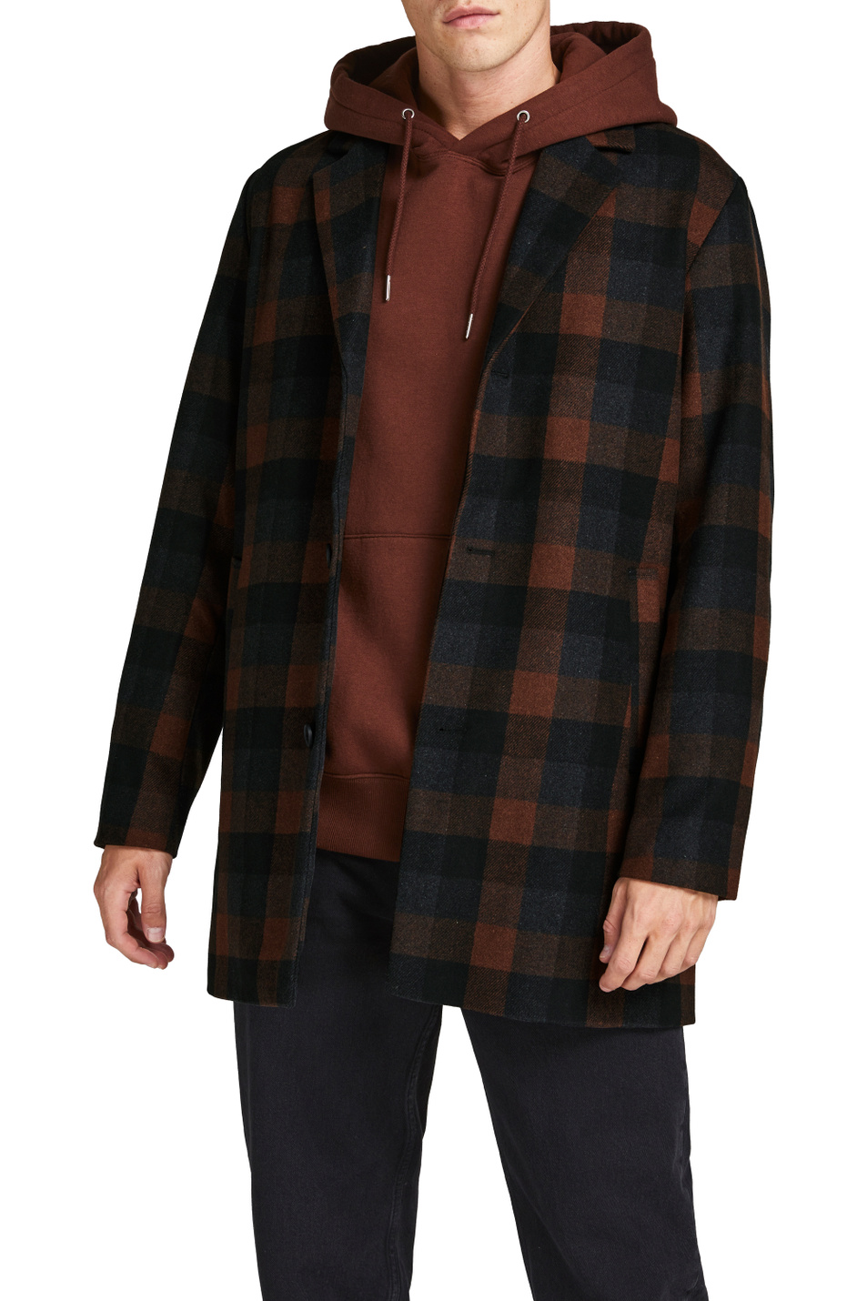 Мужской Jack & Jones Пальто на пуговицах (цвет ), артикул 12189994 | Фото 4