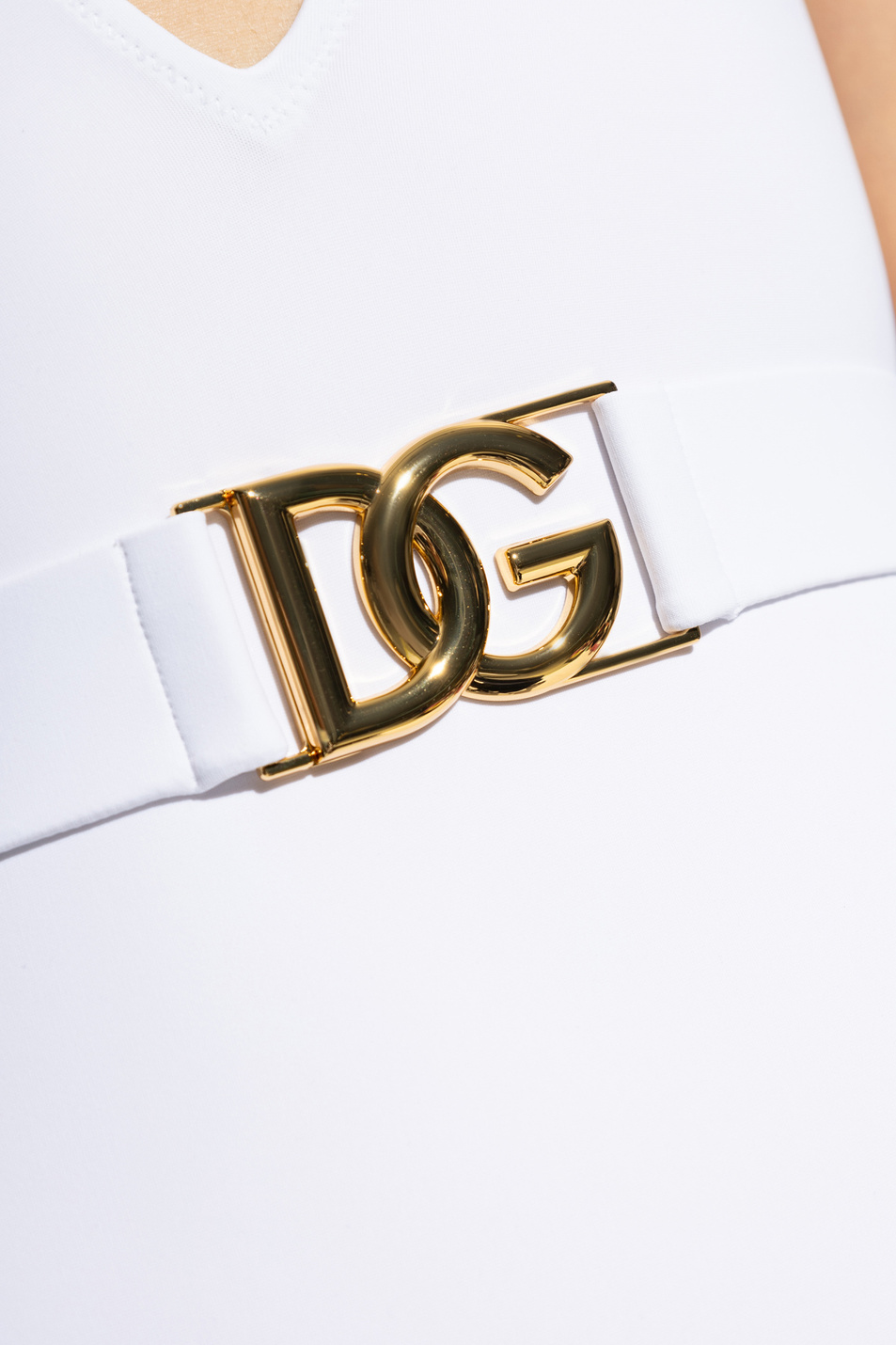 Купальник с поясом|Основной цвет:Белый Женский Dolce & Gabbana Купальник с поясом (цвет ), артикул O9B74J-ONO12 | Фото 5