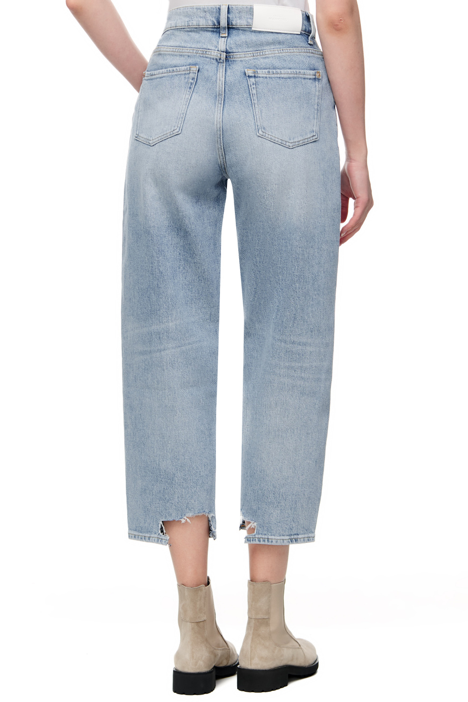 Женский 7 for all Mankind Джинсы DYLAN Airwave with Bitten Hem (цвет ), артикул JSDYC100AI | Фото 6