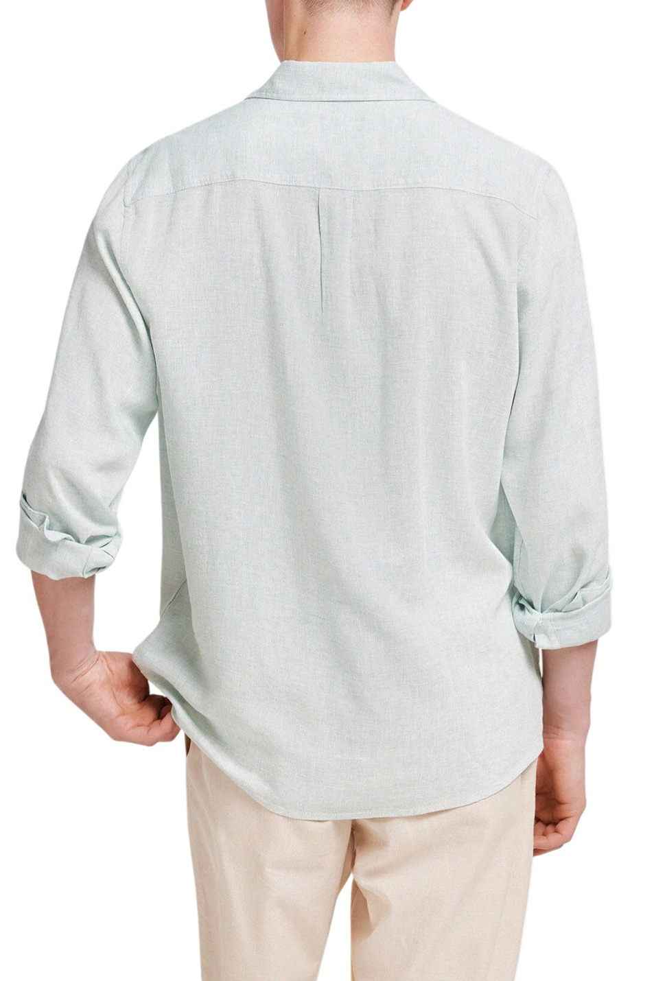 Мужской Springfield Рубашка однотонная (цвет ), артикул 0993389 | Фото 3