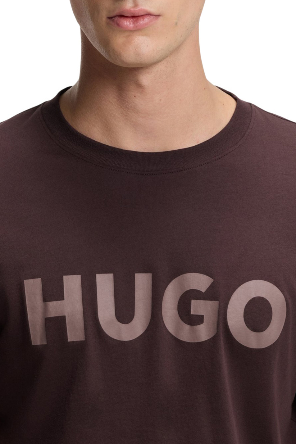 Мужской HUGO Футболка Dulivio из хлопка с логотипом (цвет ), артикул 50467556 | Фото 6