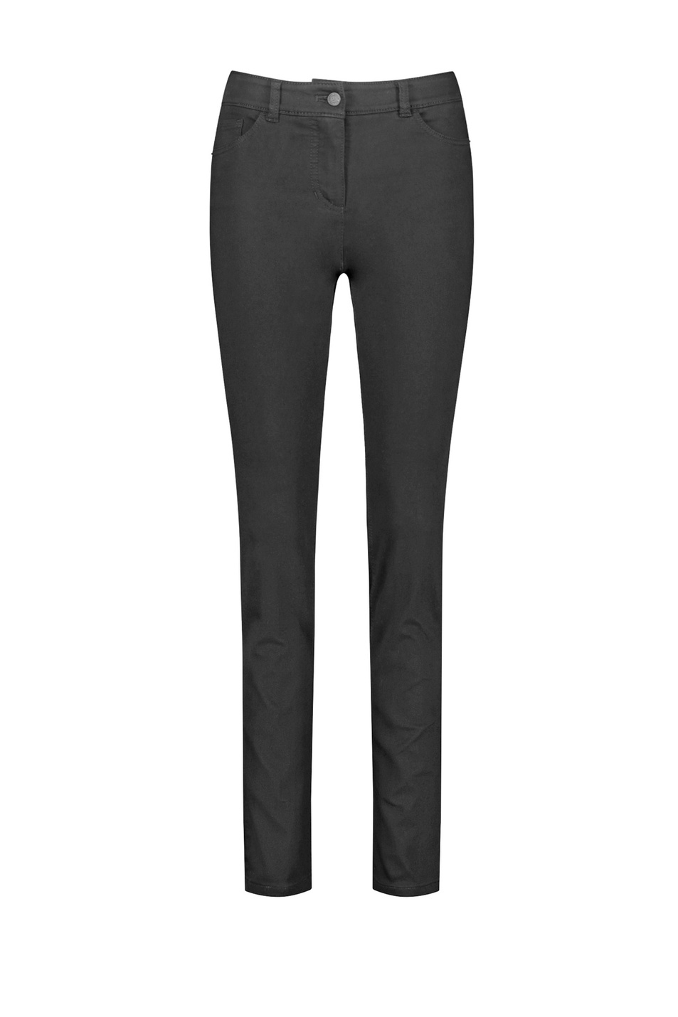 Джинсы зауженного кроя|Основной цвет:Черный Женский Gerry Weber Джинсы зауженного кроя (цвет ), артикул 92151-67953-Best4me Slinm | Фото 1