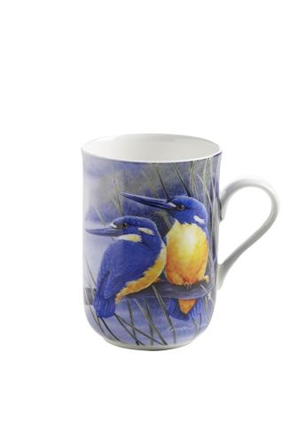 Кружка "Лазурные зимородки" (птицы), 330 мл|Основной цвет:Разноцветный|Артикул:PBD030 | Фото 1