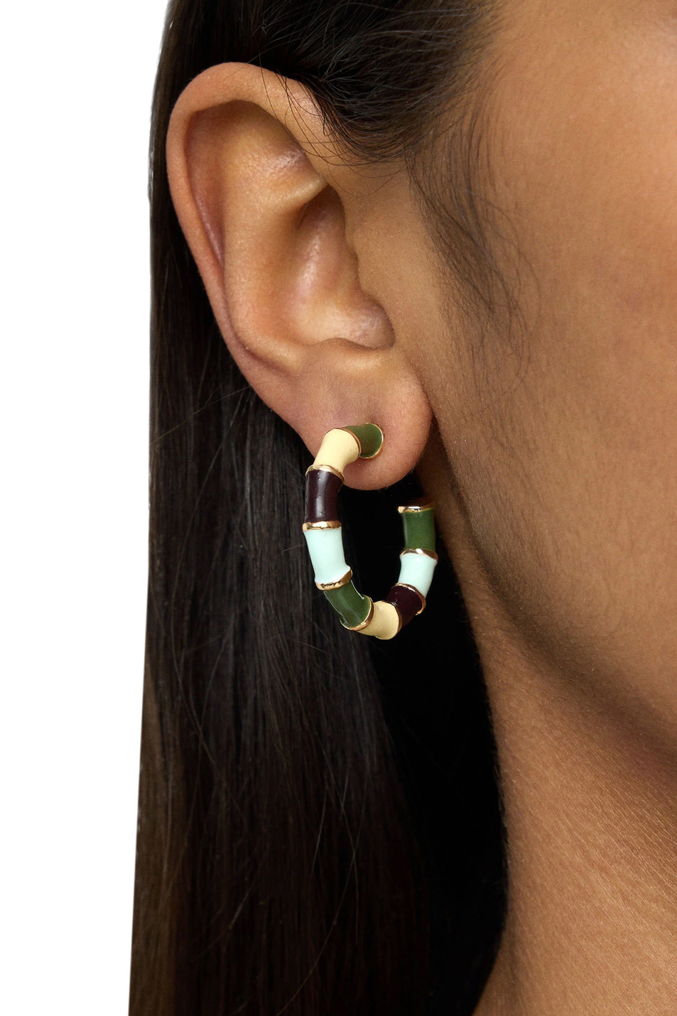 Женский Parfois Серьги-кольца разноцветные (цвет ), артикул 176549 | Фото 2