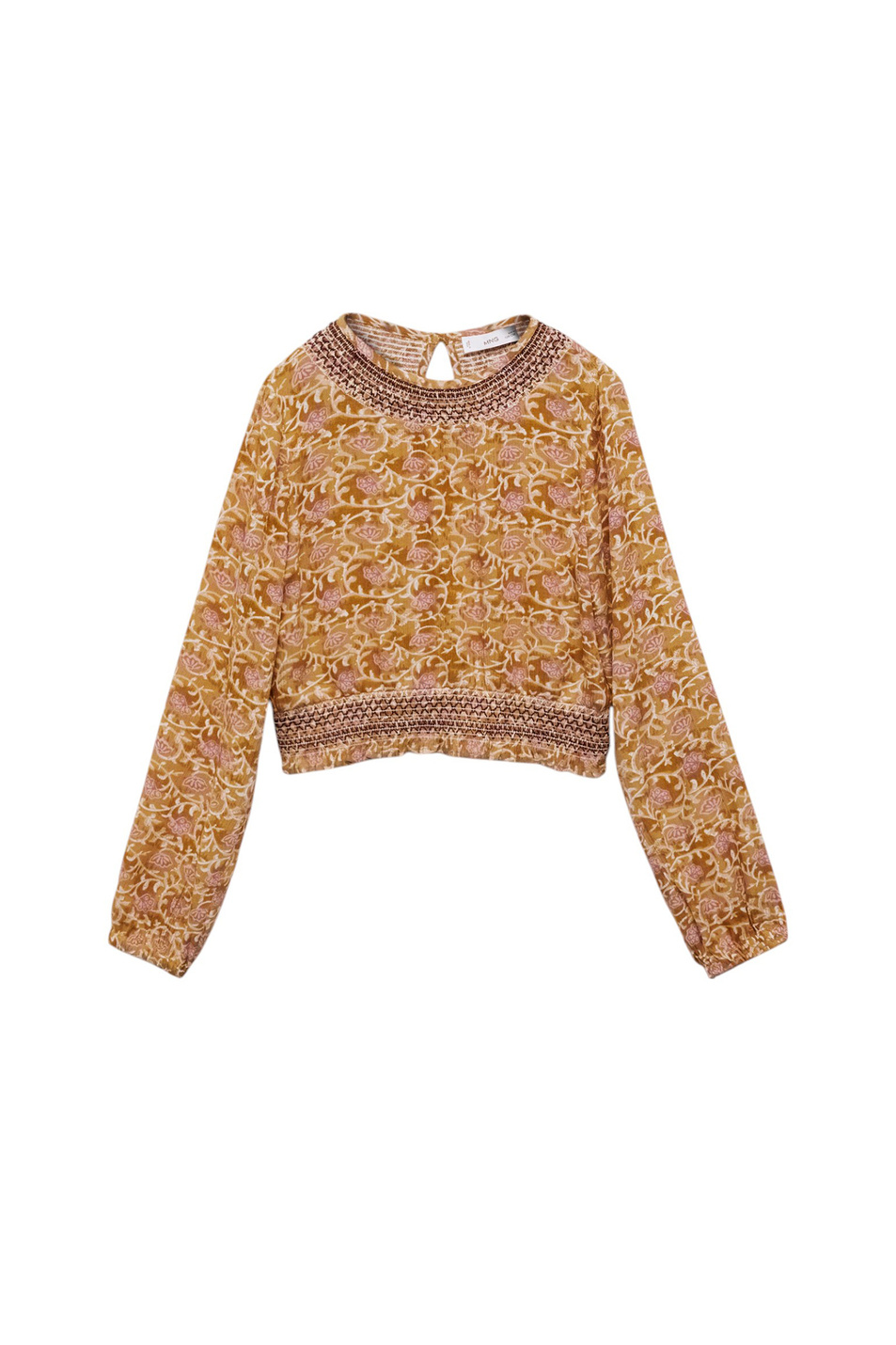 Девочкам Mango Kids Блузка LOURDES из вискозы (цвет ), артикул 87060646 | Фото 1