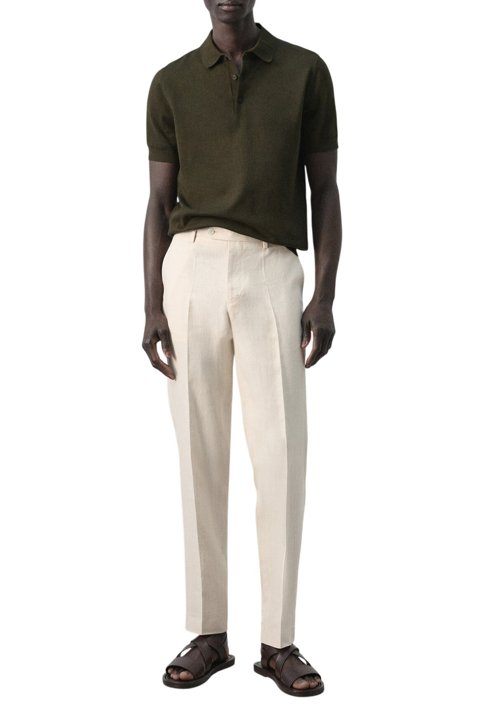 Мужской Mango Man Поло ARRAONA из хлопка (цвет ), артикул 27035945 | Фото 2