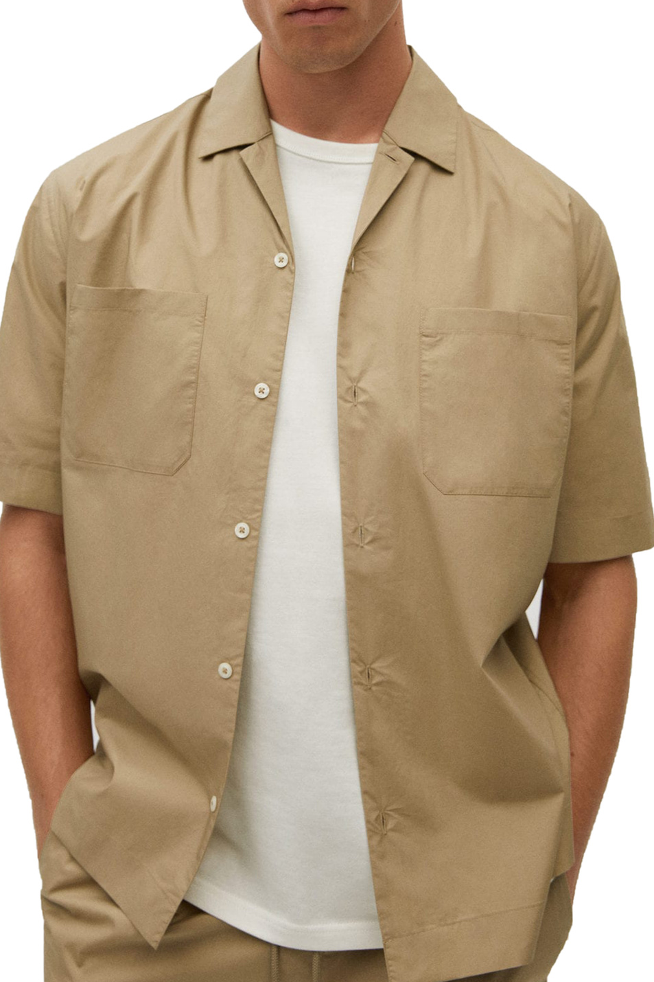 Мужской Mango Man Рубашка MANRESA с нагрудными карманами (цвет ), артикул 17090120 | Фото 3