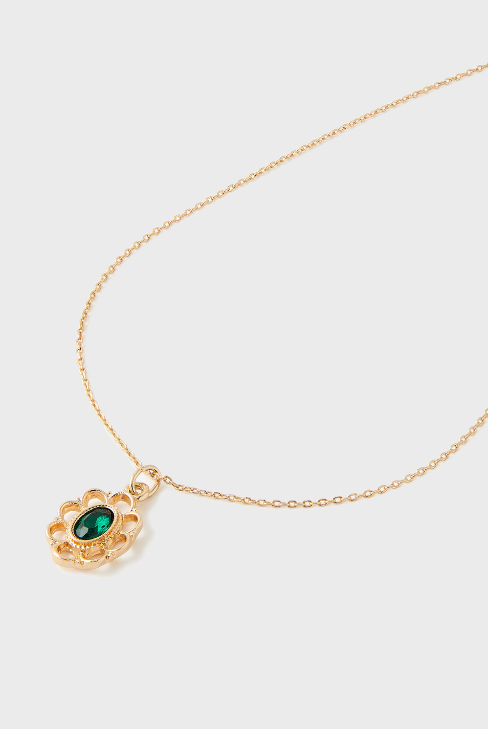 Женский Accessorize Ожерелье с филигранным камнем (цвет ), артикул 982103 | Фото 1