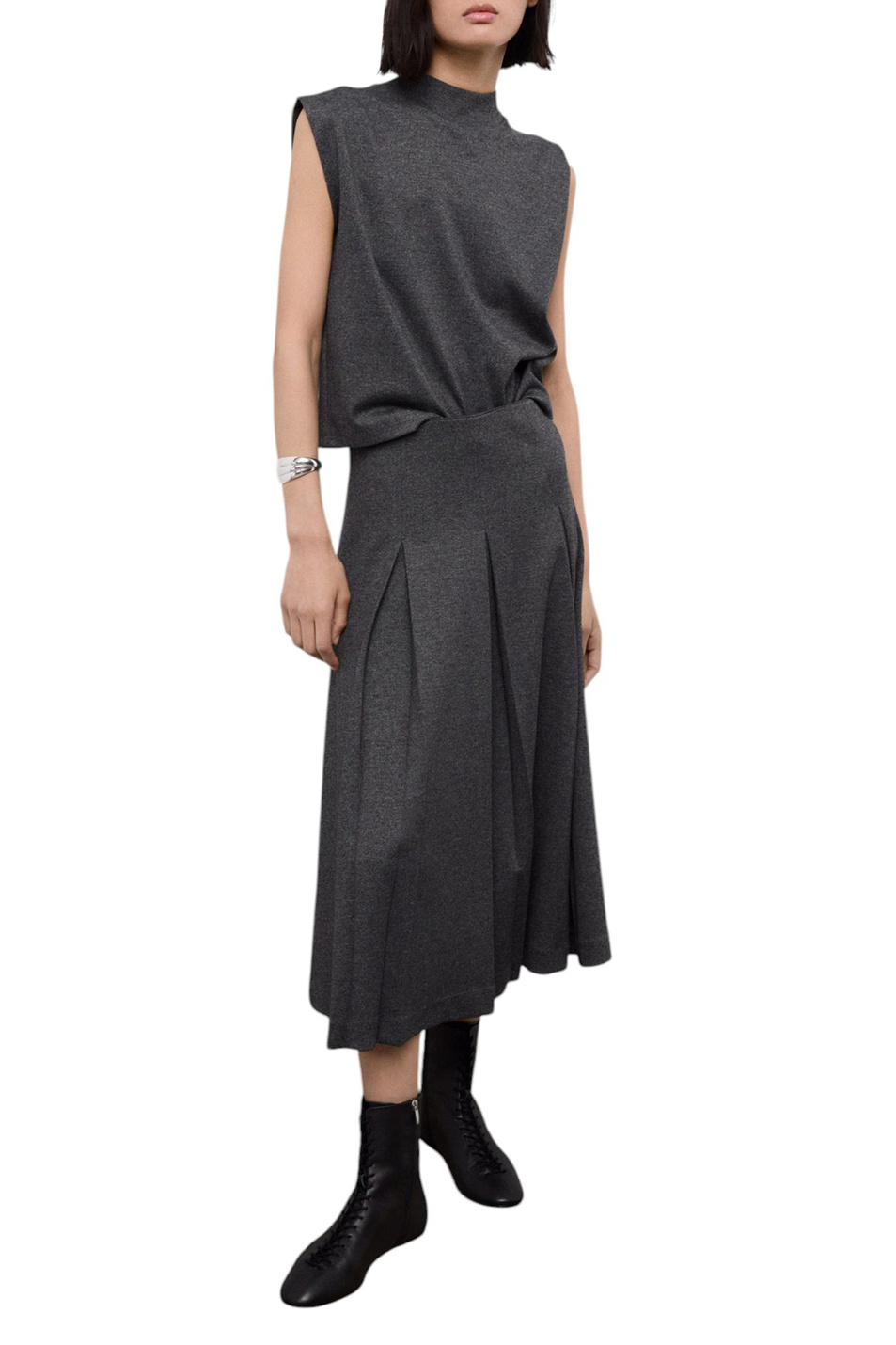 Женский Mango Юбка CLINTO со складками (цвет ), артикул 17085817 | Фото 2