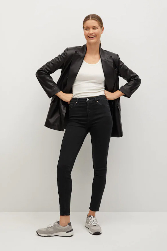 Женский Mango Джинсы-скинни NOA с завышенной талией (цвет ), артикул 87001014 | Фото 2