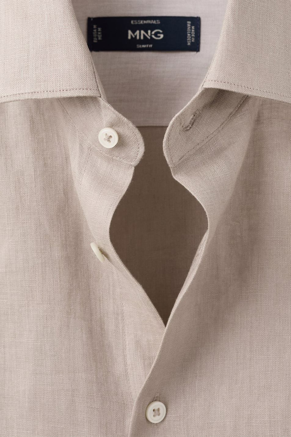 Мужской Mango Man Рубашка TUCAN из льна (цвет ), артикул 27095947 | Фото 5