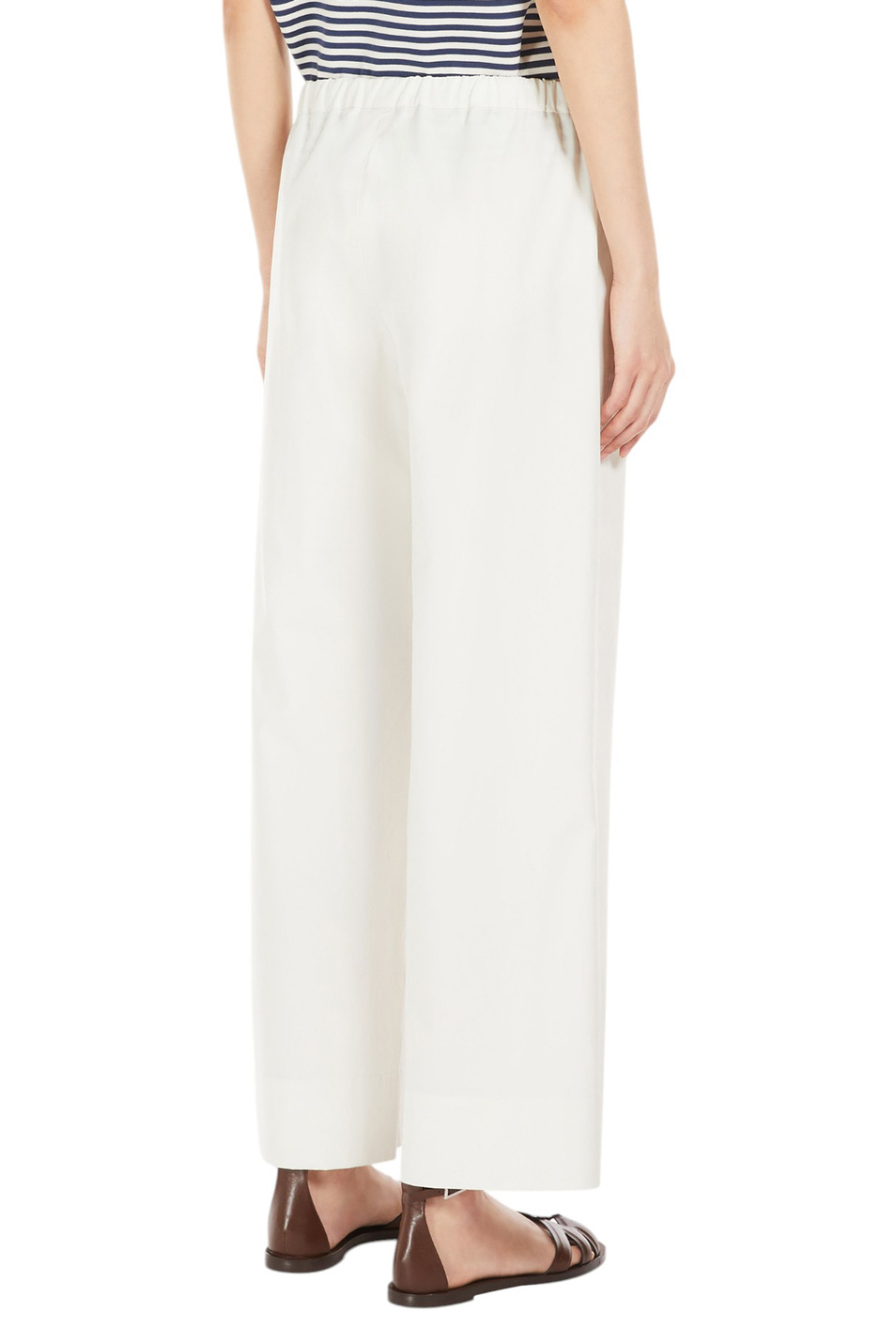 Женский Max Mara Брюки ARGENTO из хлопка (цвет ), артикул 2519131013 | Фото 4