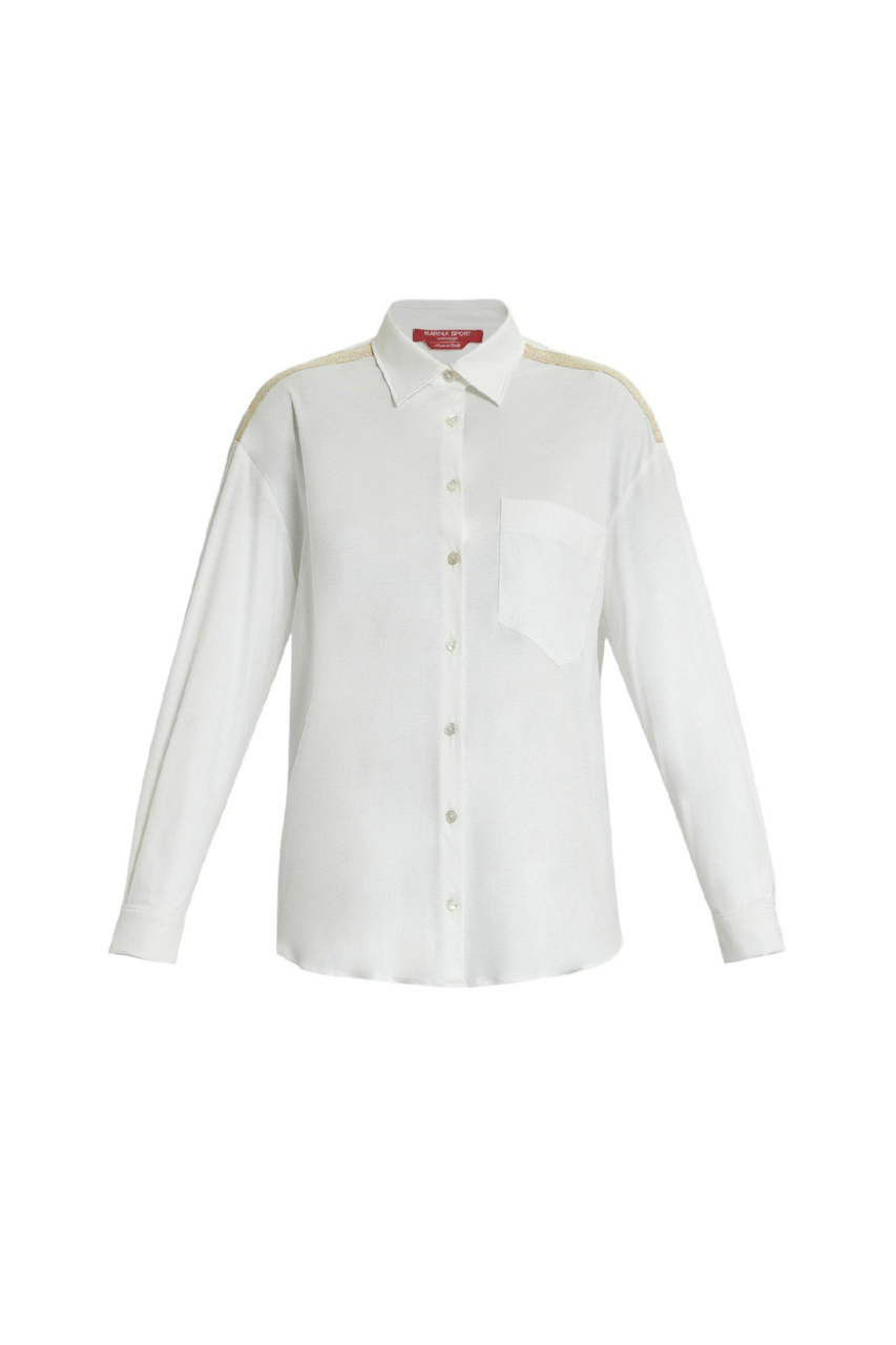 Рубашка FRESCO из натурального хлопка|Основной цвет:Белый|Артикул:2418951016 | Фото 1