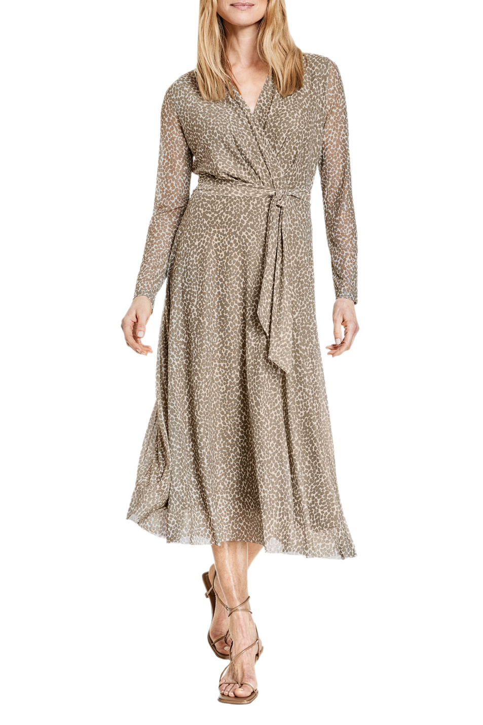 Gerry Weber Платье с запахом на груди и поясом (цвет ), артикул 780901-35003 | Фото 3