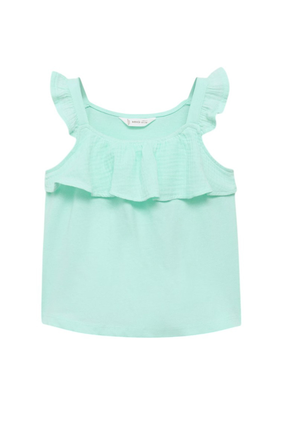 Девочкам Mango Kids Топ MONI из хлопка (цвет ), артикул 87027700 | Фото 1