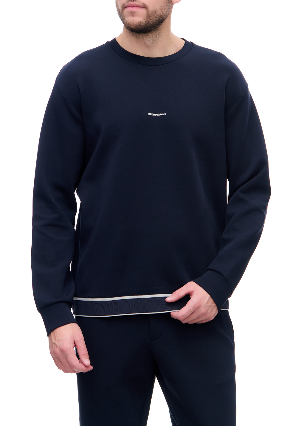 Мужской Emporio Armani Свитшот с логотипом на груди (цвет ), артикул 6K1M74-1JHSZ | Фото 1