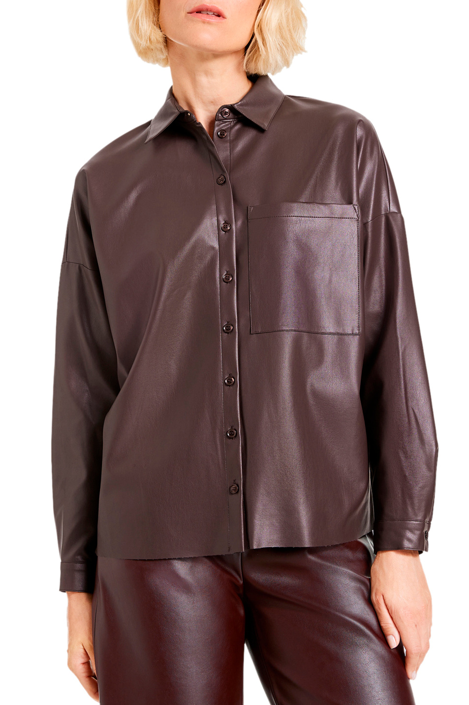 Женский Gerry Weber Рубашка с нагрудным карманом (цвет ), артикул 660012-31505 | Фото 3
