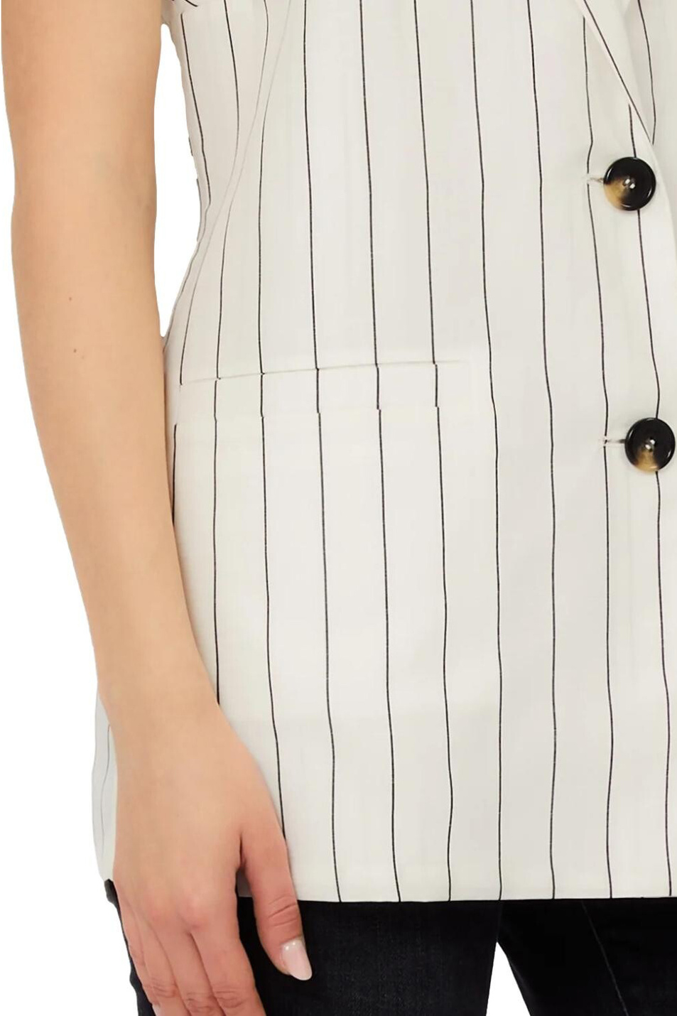 Женский Liu Jo Жилет из смесового льна (цвет ), артикул WA6369T4818 | Фото 4