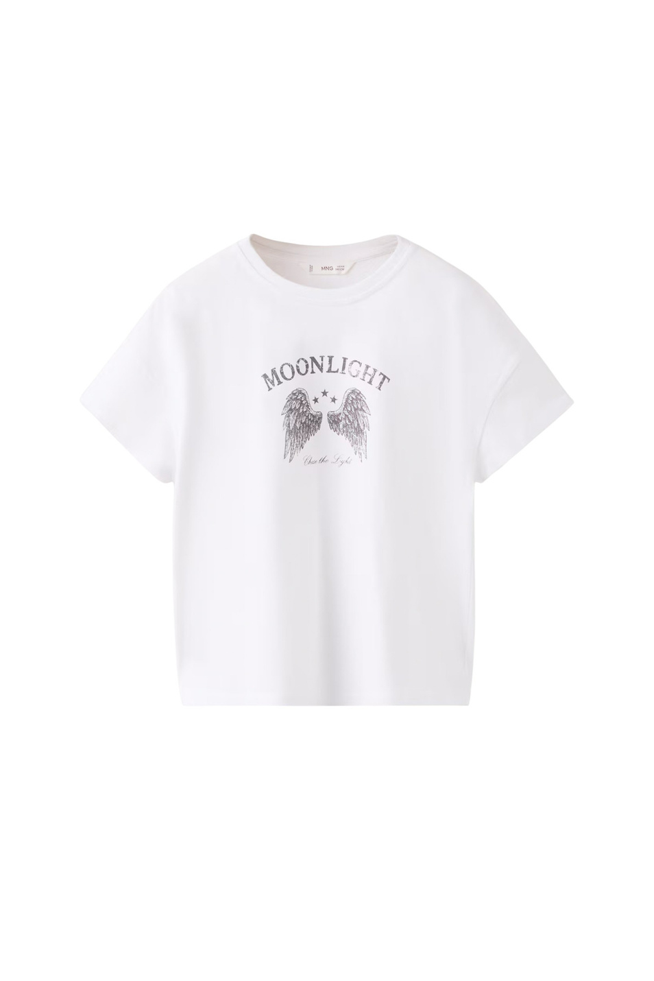 Девочкам Mango Kids Футболка MOON из хлопка (цвет ), артикул 27021538 | Фото 1