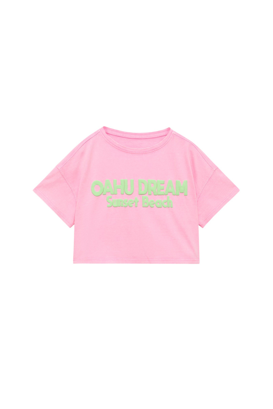 Девочкам Mango Kids Футболка OAHU с принтом (цвет ), артикул 87008279 | Фото 1
