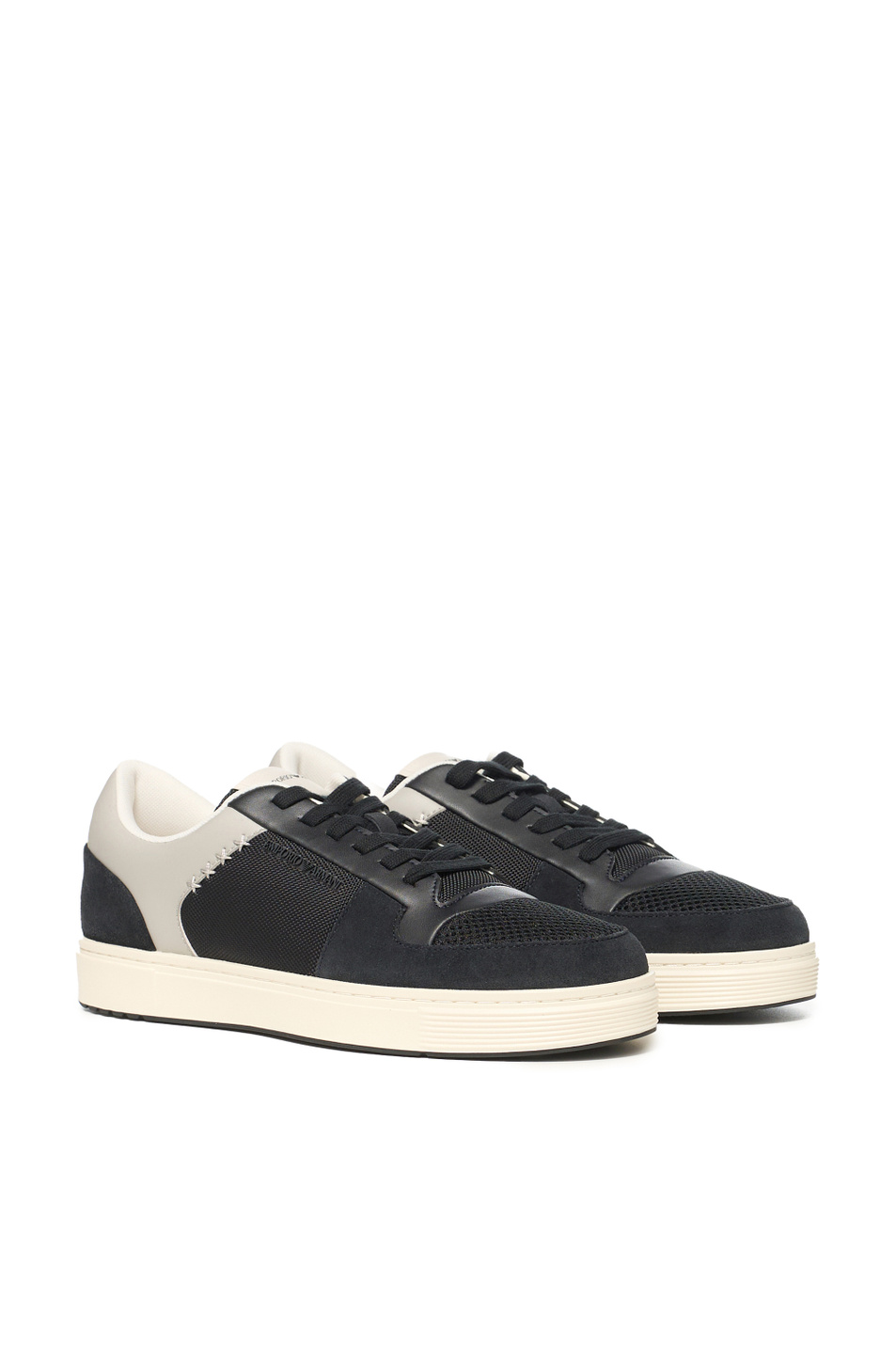 Мужской Emporio Armani Кеды из комбинированного материала (цвет ), артикул EM005293-AF24321 | Фото 2