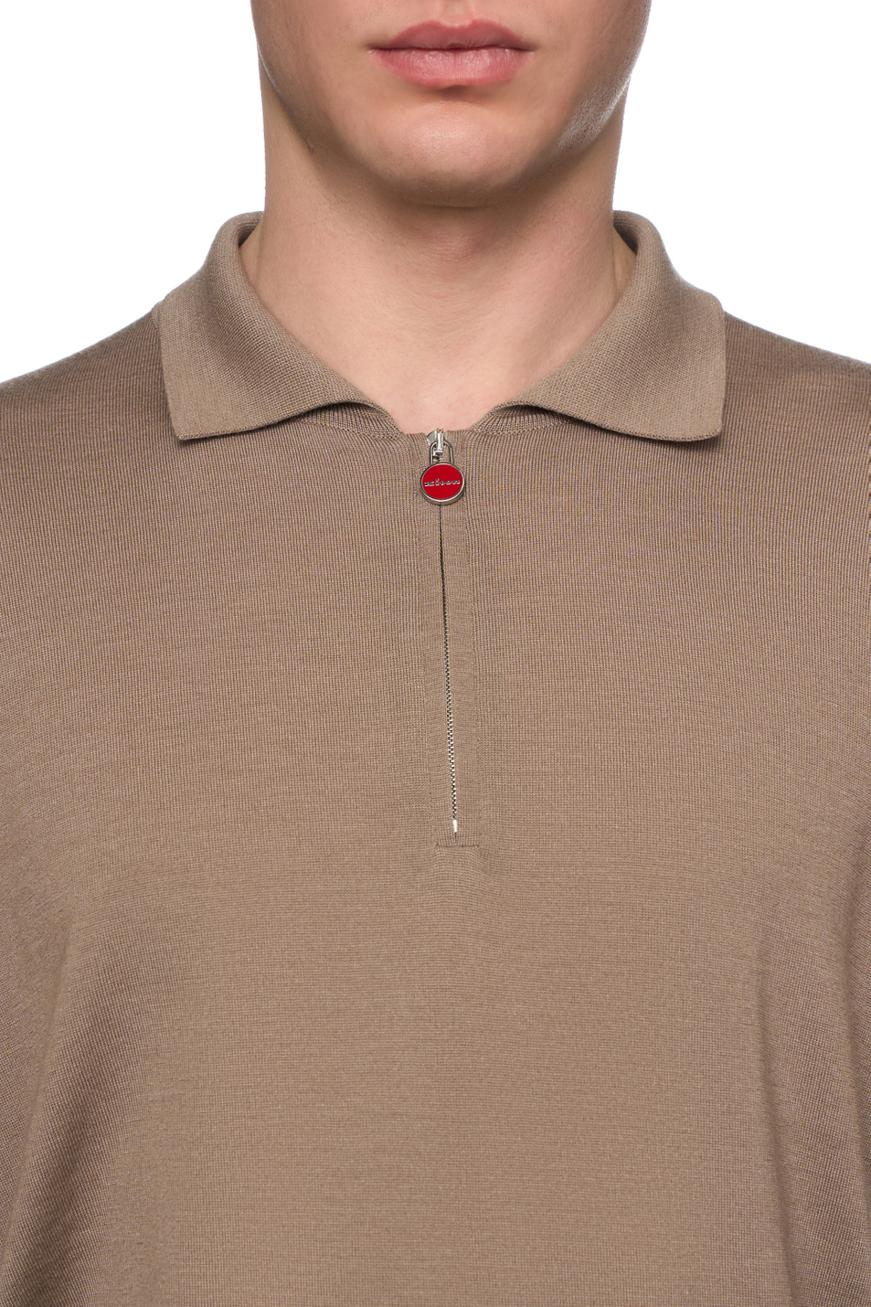 Мужской Kiton Джемпер поло из кашемира и шелка (цвет ), артикул UMKX05ZS1889001 | Фото 6
