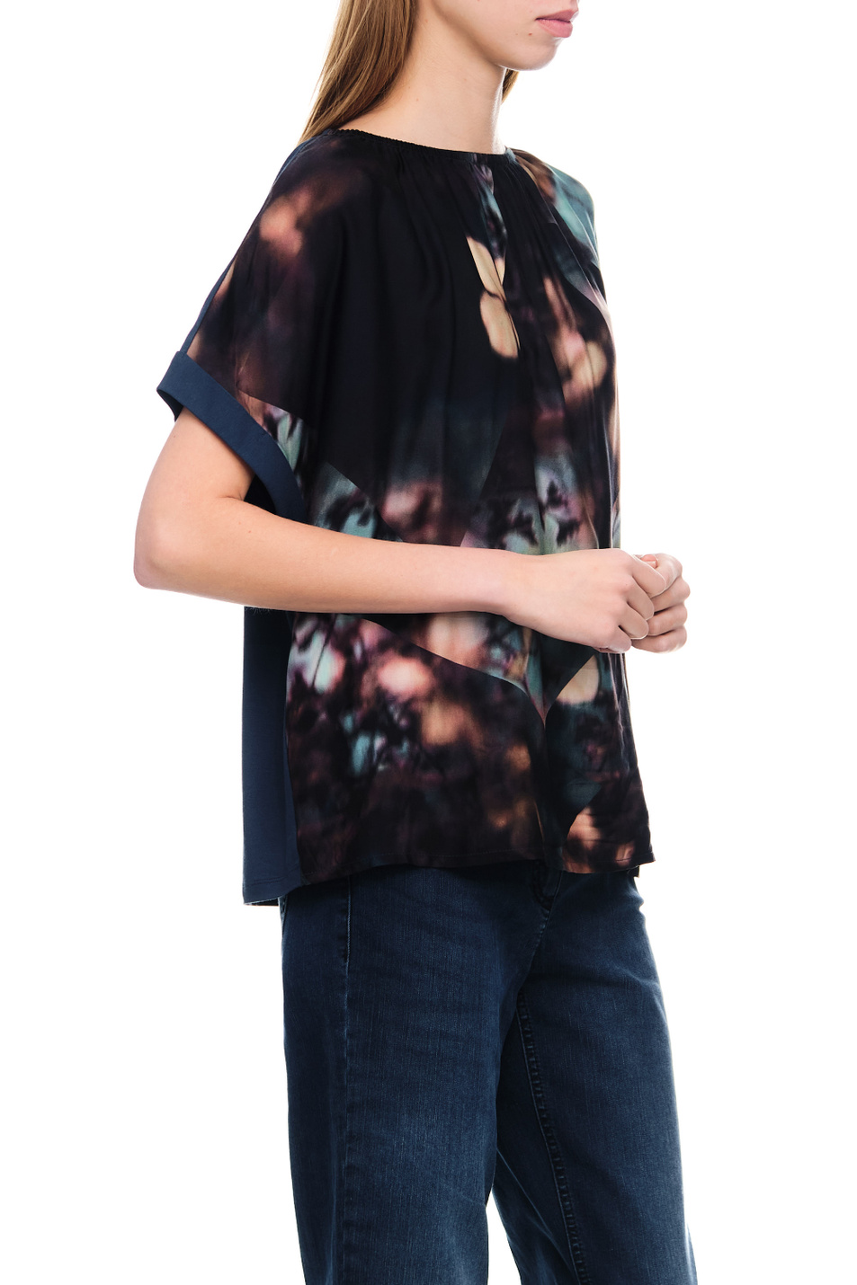 Женский Gerry Weber Блузка из эластичной вискозы с принтом (цвет ), артикул 870238-35013 | Фото 4