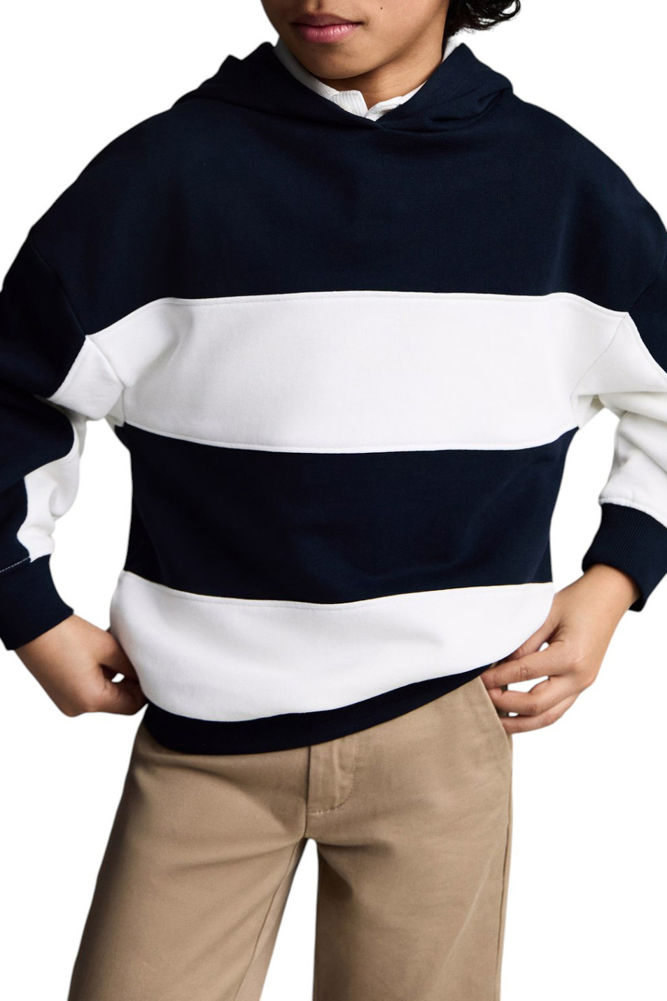 Мальчикам Mango Kids Худи KEY из хлопка (цвет ), артикул 87025960 | Фото 3