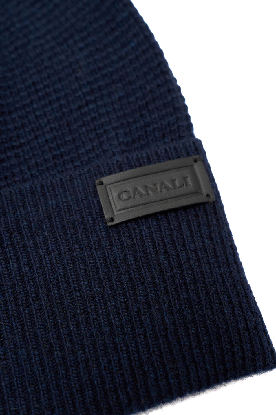 Шапка из шерсти и кашемира|Основной цвет:Синий Мужской Canali Шапка из шерсти и кашемира (цвет ), артикул B0038MK02361 | Фото 2