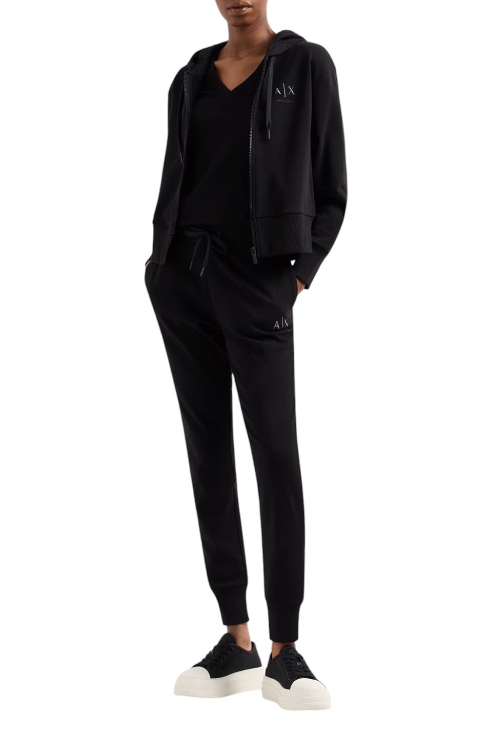 Женский Armani Exchange Брюки из хлопка (цвет ), артикул XW000497-AF12739 | Фото 2