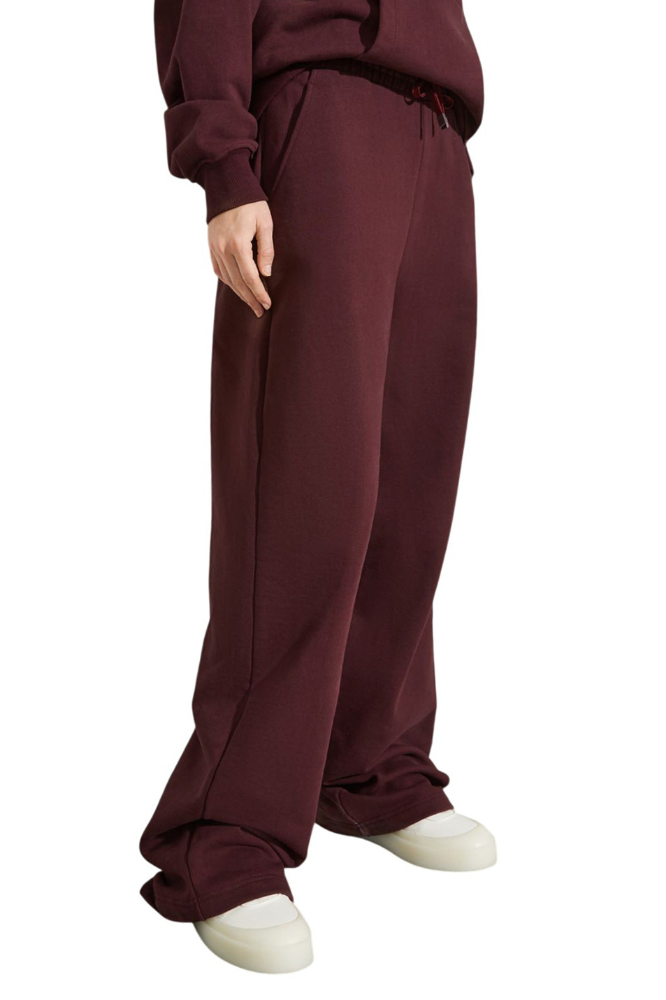 Брюки-джоггеры RELAXINGDAYS из хлопка|Основной цвет:Бордовый Женский MAX&Co. Брюки-джоггеры RELAXINGDAYS из хлопка (цвет ), артикул 2528786012 | Фото 2