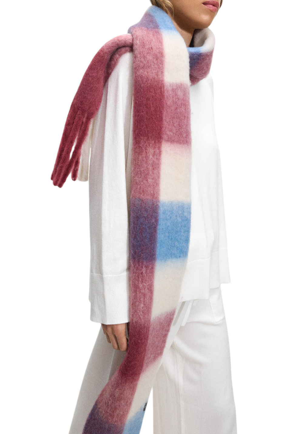 Шарф с бахромой|Основной цвет:Разноцветный Женский Parfois Шарф с бахромой (цвет ), артикул 228350 | Фото 3